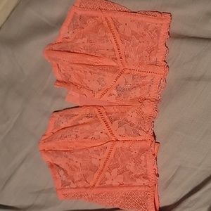 Victoria's Secret Dream Angel's see-through boned bra top in pink size small